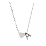 Collar colgante, Plata 925 bañada en rodio, Sin piedra
