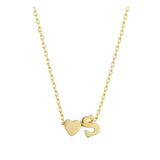 Collar colgante, Bañado en oro, Sin piedra