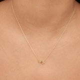 Collar colgante, Bañado en oro, Sin piedra