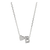 Collar colgante, Plata 925 bañada en rodio, Sin piedra