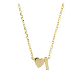 Collar colgante, Bañado en oro, Sin piedra