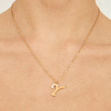 Collar colgante, Acero inoxidable, Zirconia cúbica artificial