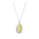 Collar colgante, Plata 925 y Bañado en oro, Sin piedra