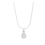 Collar colgante, Plata de Ley 925, Zirconia cúbica artificial