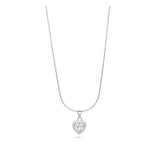 Collar colgante, Plata de Ley 925, Zirconia cúbica artificial