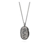 collar de hombre, Acero inoxidable, Sin piedra
