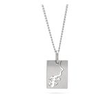 Collar colgante, Acero inoxidable, Sin piedra