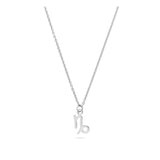 Collar colgante, Plata 925 bañada en rodio, Sin piedra