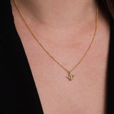 Collar colgante, Bañado en oro, Sin piedra