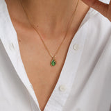 Collar colgante, Bañado en oro, Vidrio de plomo