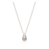 Collar colgante, Plata 925 bañada en rodio, Zirconia cúbica artificial