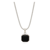 collar de hombre, Acero inoxidable, Esmalte