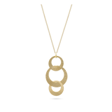 Collar colgante, Bañado en oro, Sin piedra