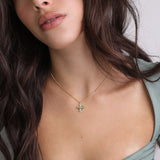 Collar colgante, Bañado en oro, Sin piedra
