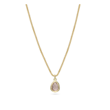 Collar colgante, Bañado en oro, Vidrio de plomo