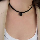 Collar gargantilla, Bañado en oro, Madreperla artificial
