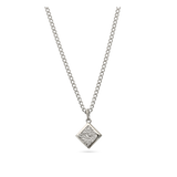 collar de hombre, Acero inoxidable, Sin piedra