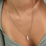 Collar colgante, Bañado en oro, Perla cultivada