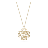 Collar colgante, Bañado en oro, Sin piedra