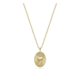 Collar colgante, Bañado en oro, Sin piedra