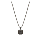 collar de hombre, Acero inoxidable, Zirconia cúbica artificial