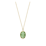 Collar colgante, Bañado en oro, Vidrio de plomo