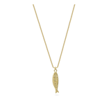 Collar colgante, Bañado en oro, Sin piedra