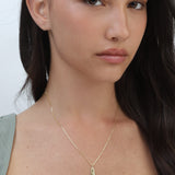 Collar colgante, Bañado en oro, Sin piedra