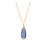 Collar colgante, Bañado en oro, Vidrio de plomo