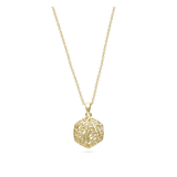 Collar colgante, Bañado en oro, Sin piedra