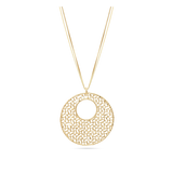 Collar colgante, Bañado en oro, Sin piedra