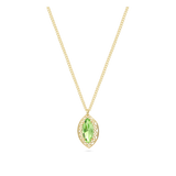 Collar colgante, Bañado en oro, Vidrio de plomo