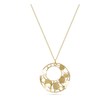 Collar colgante, Bañado en oro, Sin piedra