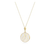 Collar colgante, Bañado en oro, Sin piedra