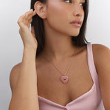 Collar colgante, Bañado en oro, Vidrio de plomo, Jadeíta artificial