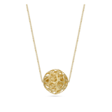Collar colgante, Bañado en oro, Sin piedra