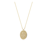 Collar colgante, Bañado en oro, Sin piedra