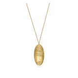 Collar colgante, Bañado en oro, Sin piedra