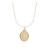 Collar colgante, Bañado en oro, Sin piedra