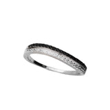 Anillo Delicado, Plata de Ley 925, Zirconia cúbica artificial