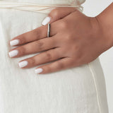 Anillo Delicado, Plata de Ley 925, Zirconia cúbica artificial