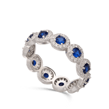 Anillo Delicado, Plata 925 bañada en rodio, Zirconia cúbica artificial