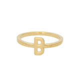 Anillo Delicado, Bañado en oro, Sin piedra