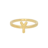 Anillo Delicado, Bañado en oro, Sin piedra