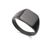 anillo de hombre, Acero inoxidable, Sin piedra