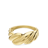 Anillo Delicado, Bañado en oro, Sin piedra