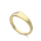 Anillo Delicado, Bañado en oro, Sin piedra