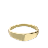 Anillo Delicado, Bañado en oro, Sin piedra