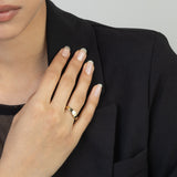 Anillo Delicado, Bañado en oro, Sin piedra
