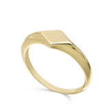 Anillo Delicado, Bañado en oro, Sin piedra